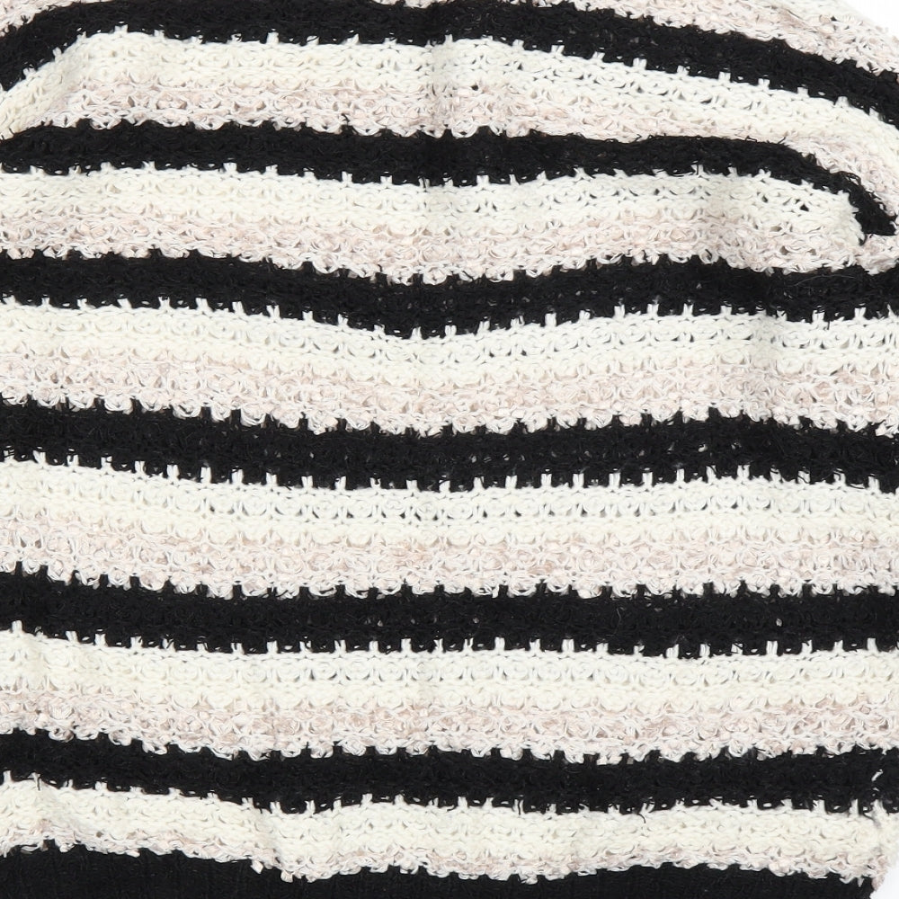 George Womens Beige Striped  Pullover Jumper Size 10