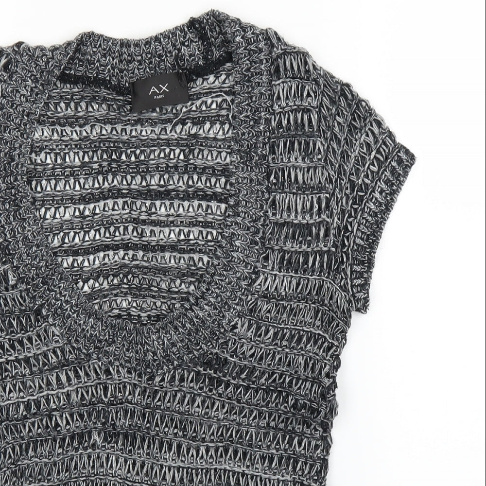 AX Paris Womens Grey   Basic Blouse Size S