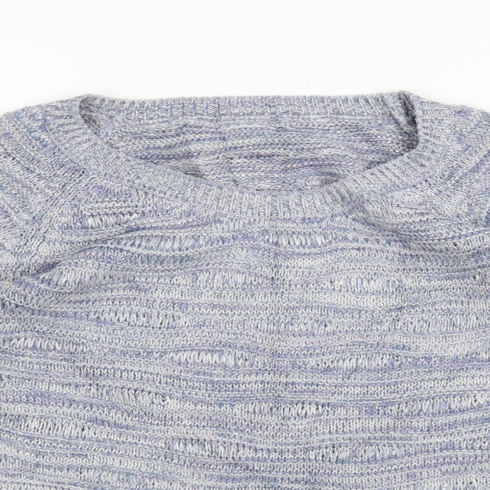 M&S Womens Blue   Pullover Jumper Size 10