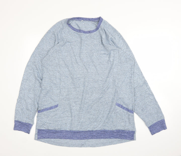 Preworn Womens Blue Pullover Jumper Size XL