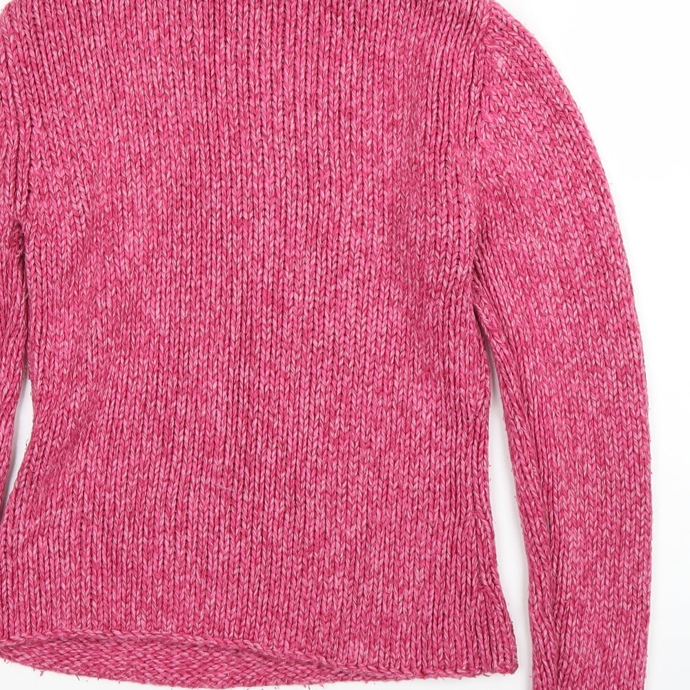 Warehouse Womens Pink   Pullover Jumper Size 8