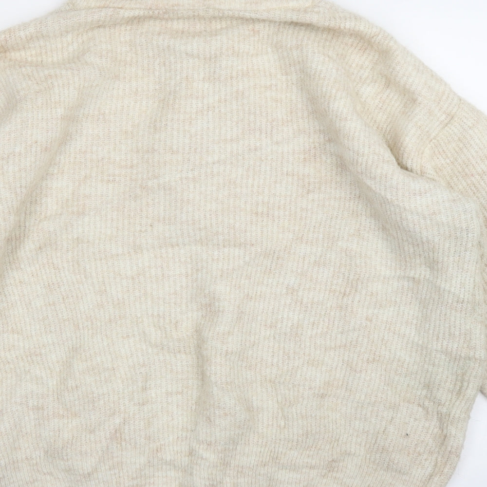 H&M Womens Beige   Pullover Jumper Size XL