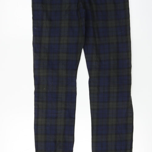 Topman  Mens Blue Check  Trousers  Size 30 in L32 in