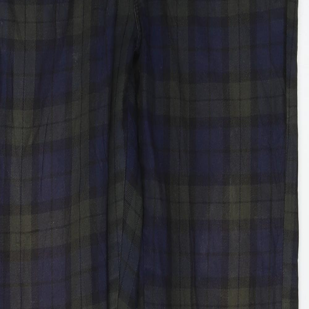 Topman  Mens Blue Check  Trousers  Size 30 in L32 in