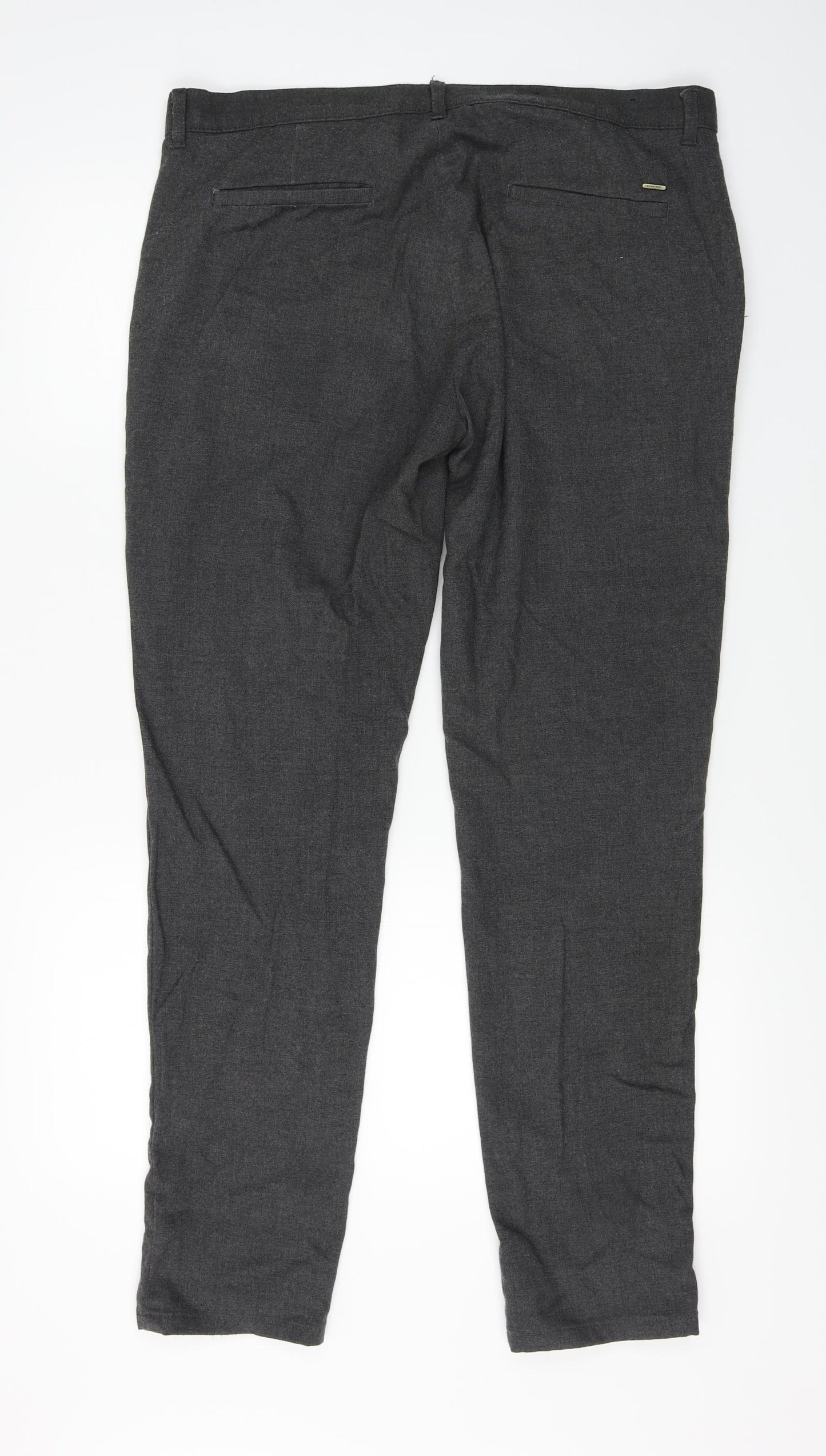 Zara  Womens Grey   Trousers  Size 36 in L27 in