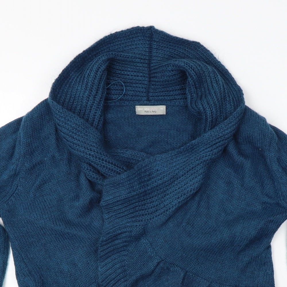 Per Una  Womens Blue   Cardigan Jumper Size M