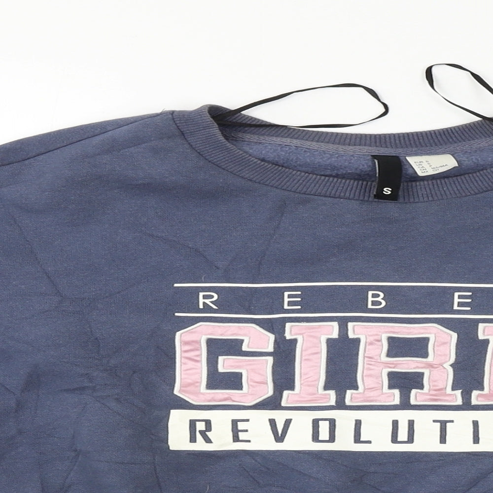 H&M  Womens Blue   Pullover Jumper Size S