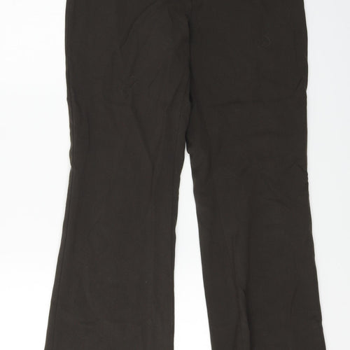 Marks and Spencer  Womens Brown   Trousers  Size 12 L24 in