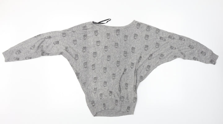 New Look  Womens Grey   Pullover Jumper Size 8