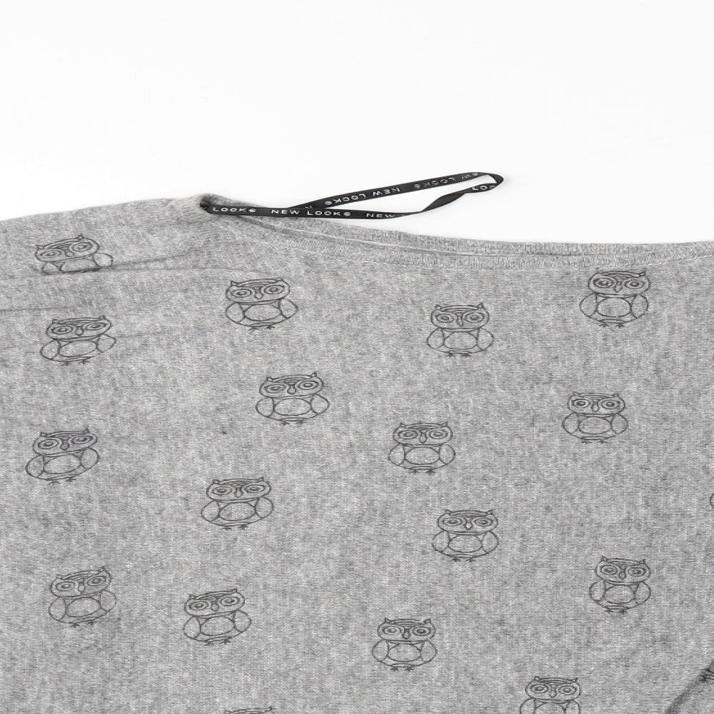 New Look  Womens Grey   Pullover Jumper Size 8