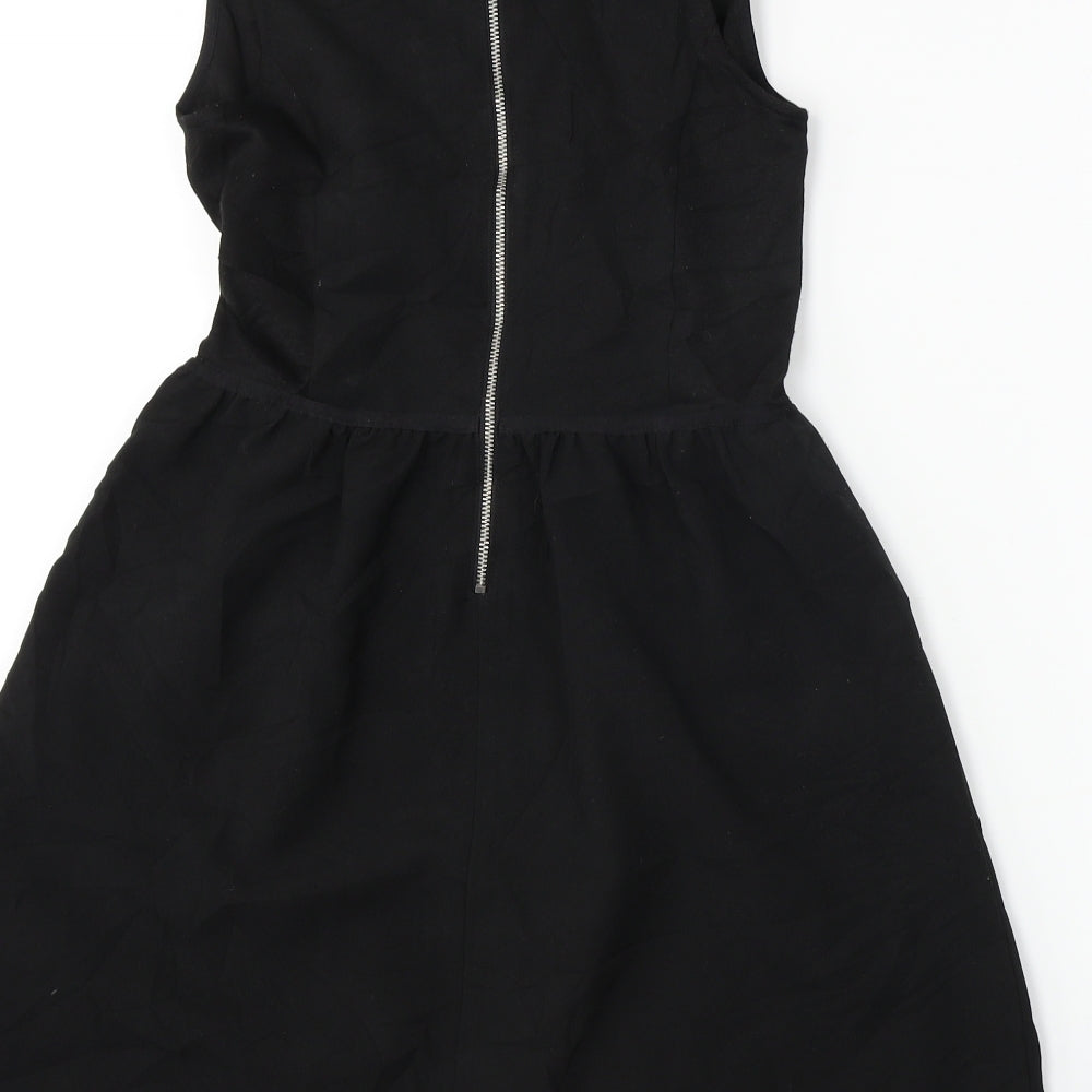 H&M Womens Black   A-Line  Size 10