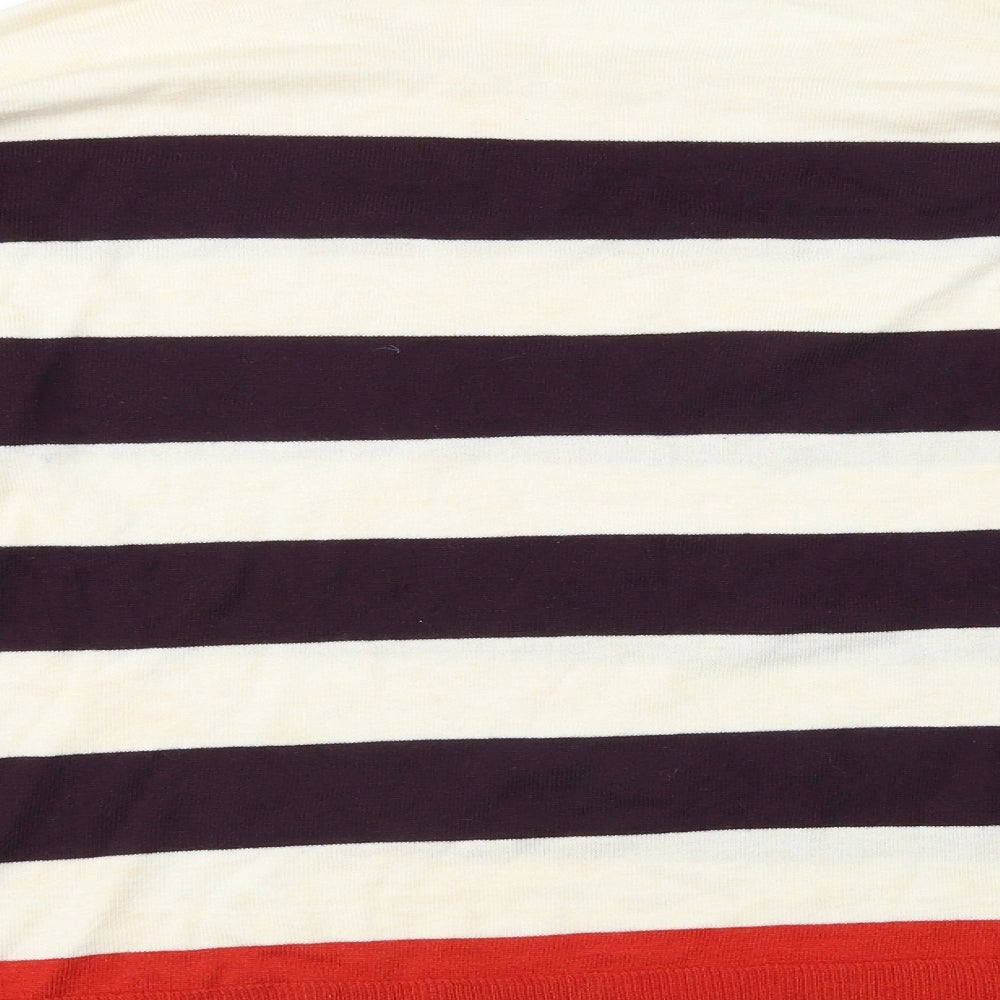 George Womens Beige Striped  Pullover Jumper Size 14