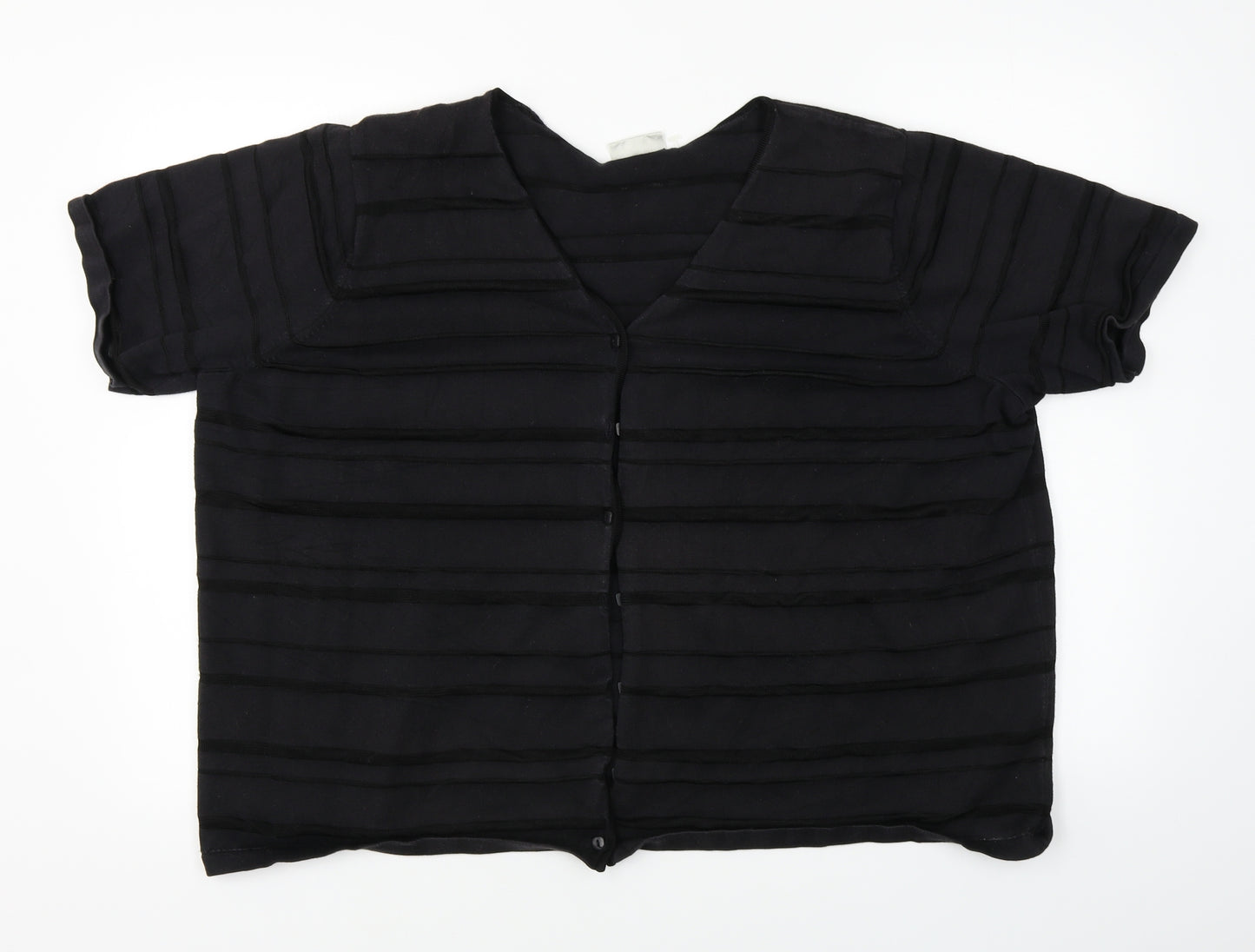 Essence   Womens Black   Cardigan Jumper Size 26