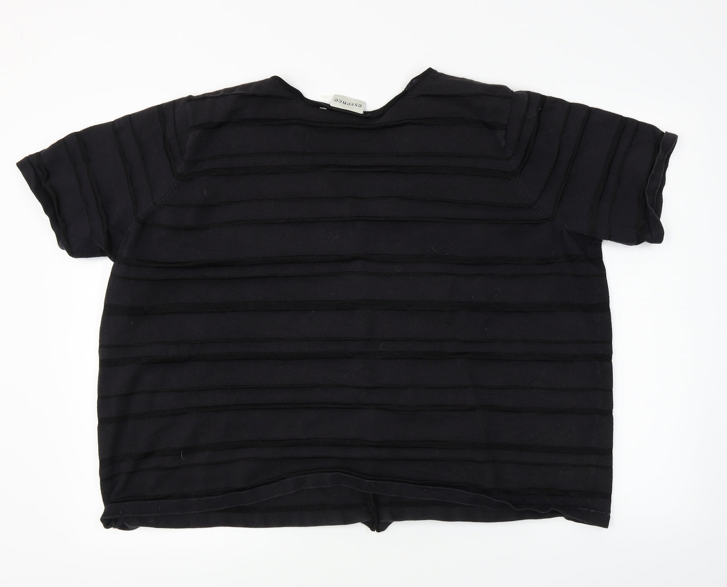 Essence   Womens Black   Cardigan Jumper Size 26