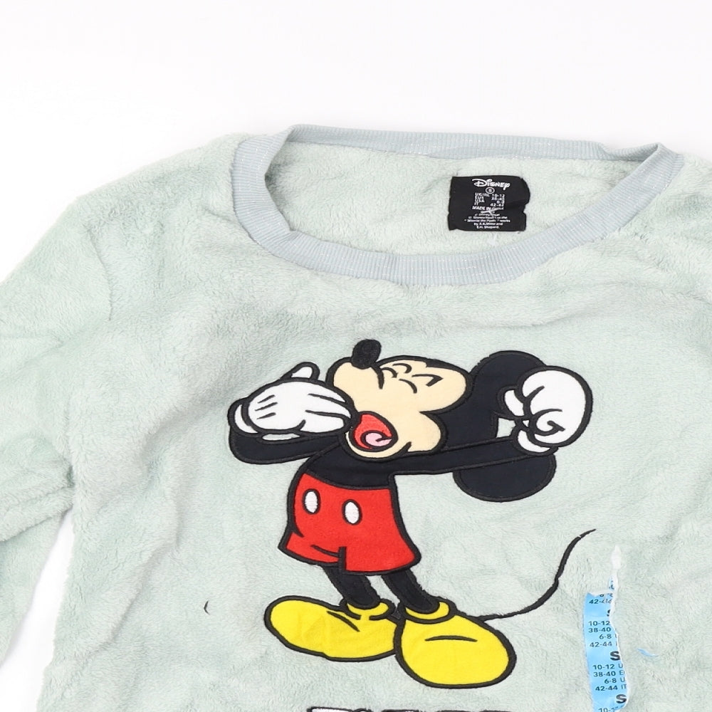 Disney  Womens Green   Pullover Jumper Size 10