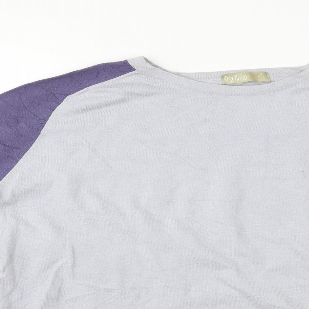 Tyler  Womens Grey   Pullover Jumper Size M