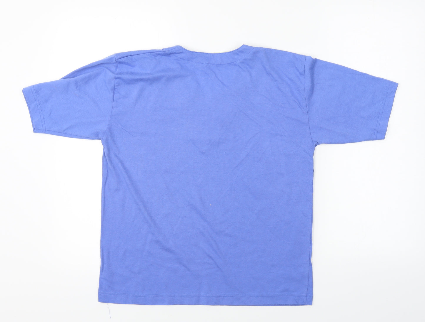 Leisure Style  Womens Blue   Basic T-Shirt Size 12