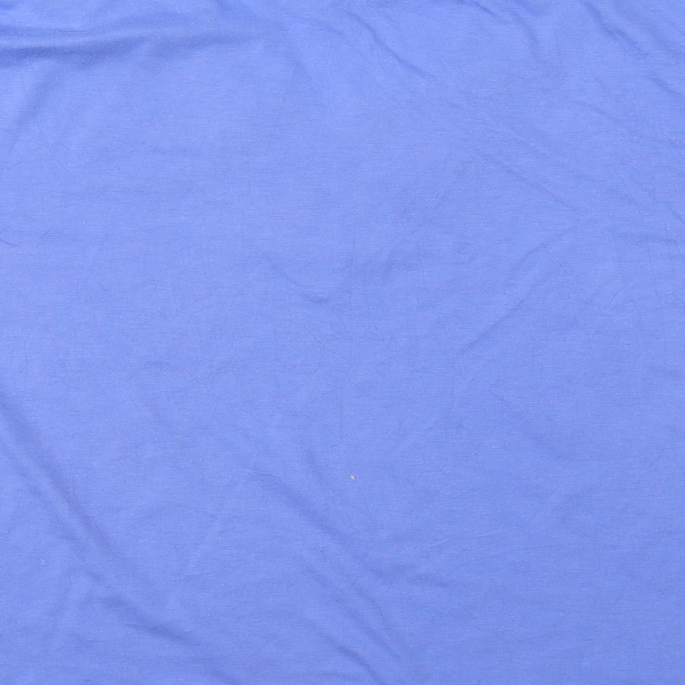 Leisure Style  Womens Blue   Basic T-Shirt Size 12
