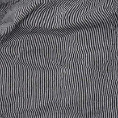 Unity World Wear  Mens Grey Striped   Dress Shirt Size 42
