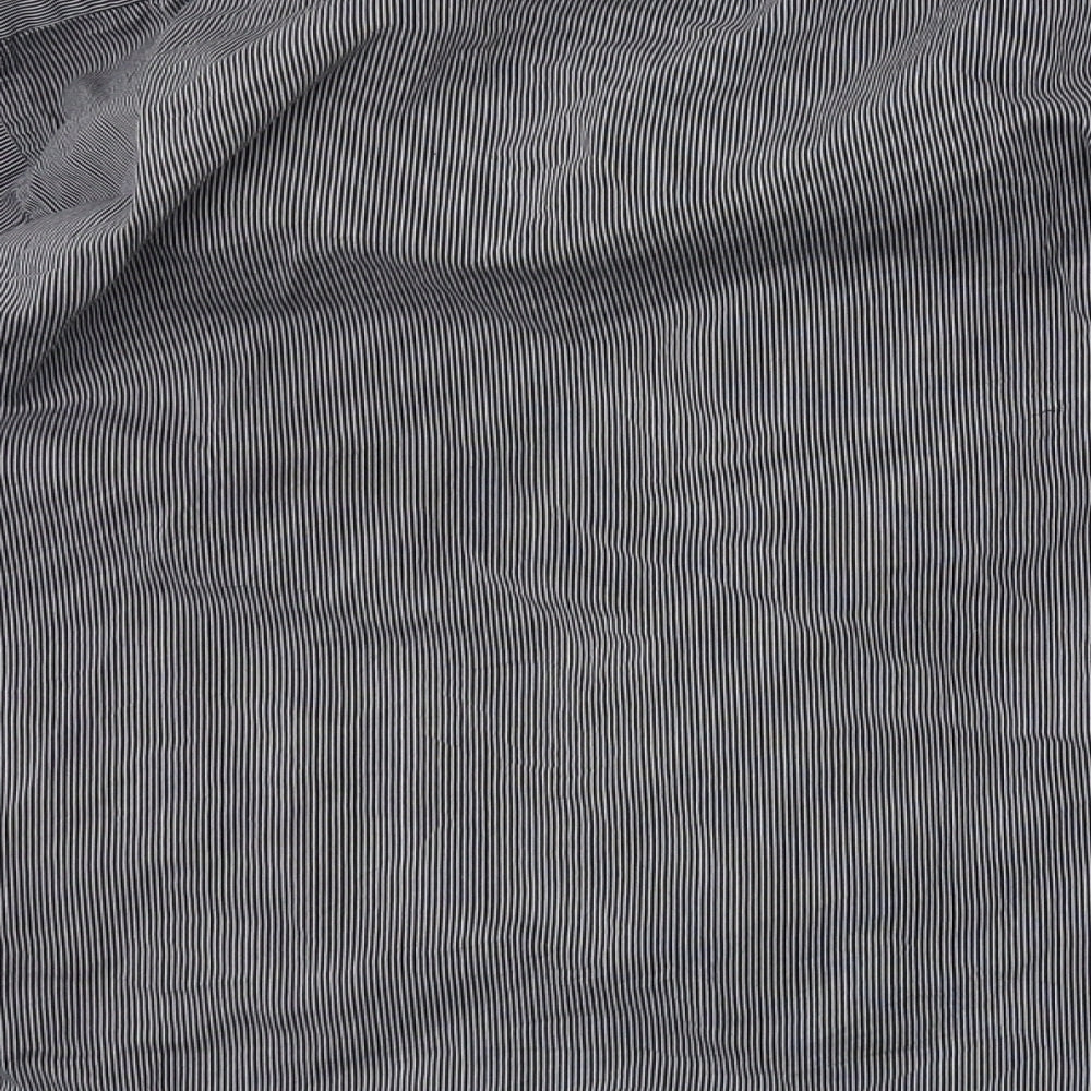 Unity World Wear  Mens Grey Striped   Dress Shirt Size 42