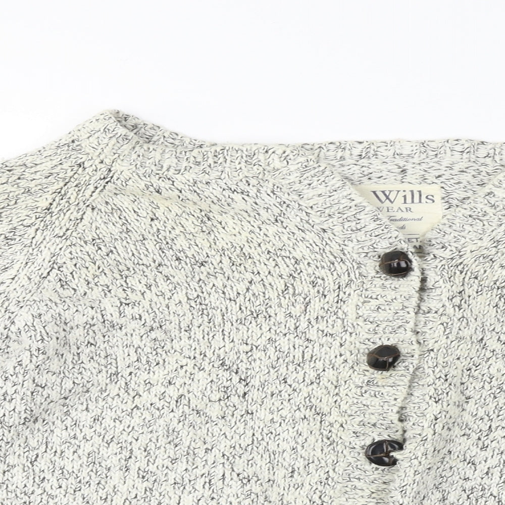 Jack Wills  Womens Beige   Cardigan Jumper Size 8