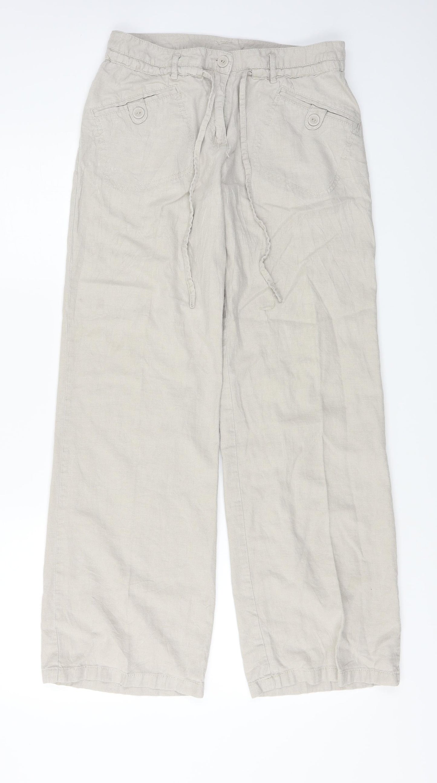 NEXT  Womens Brown   Trousers  Size 10 L24 in