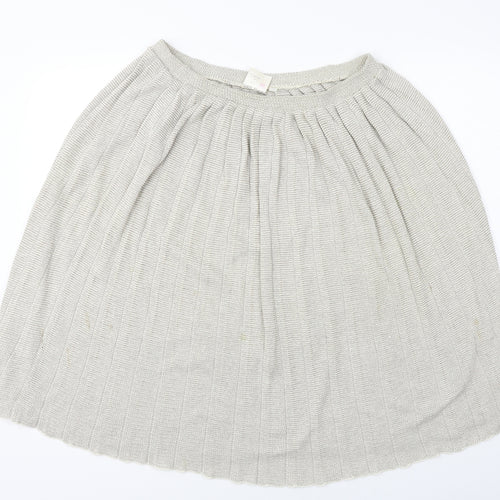 Preworn  Womens Beige   A-Line Skirt Size 12