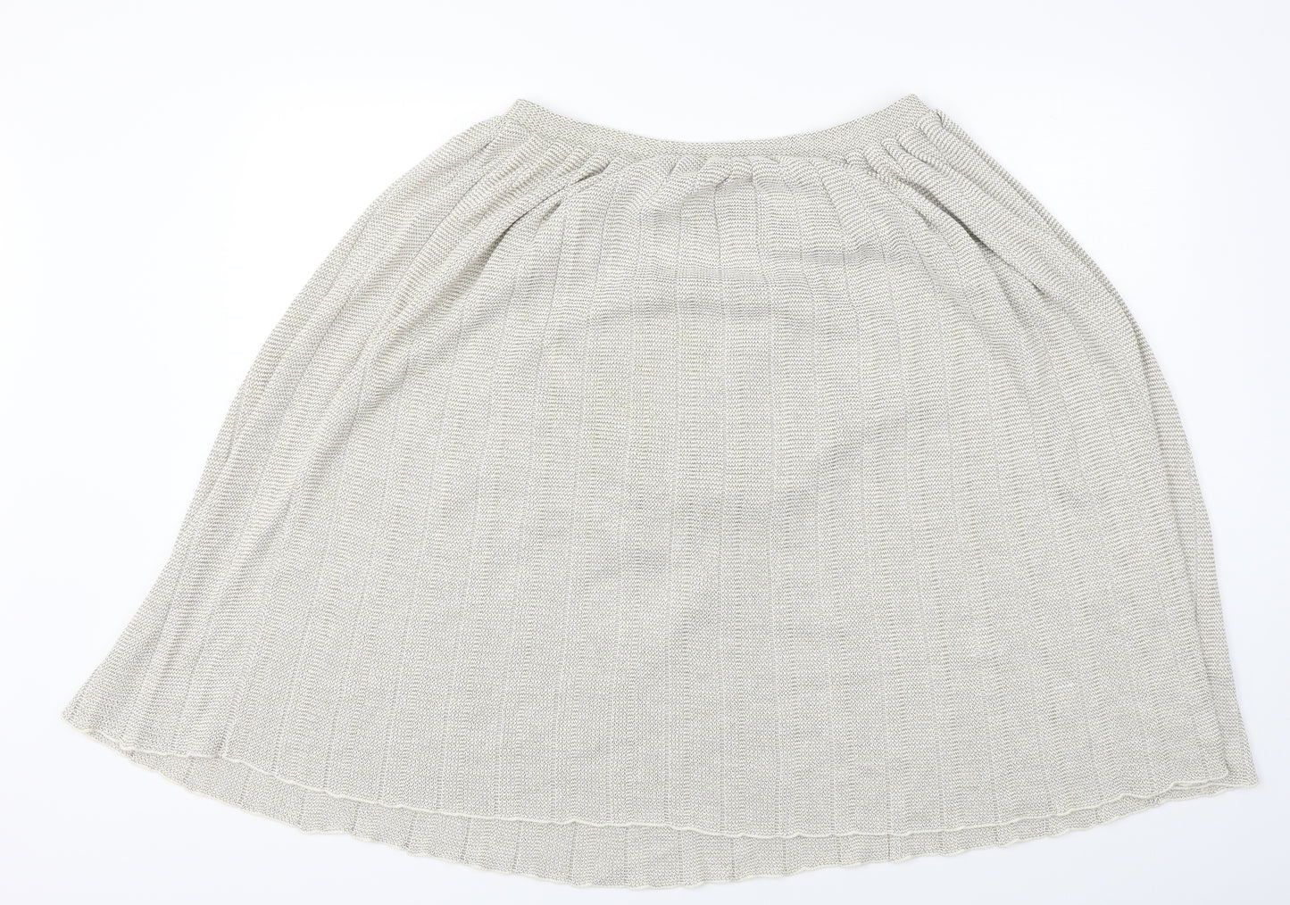 Preworn  Womens Beige   A-Line Skirt Size 12
