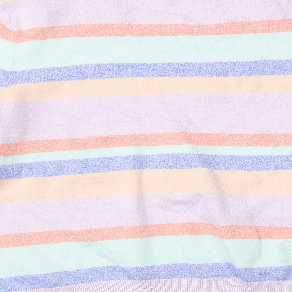 Laura Ashley  Womens Pink Polka Dot  Pullover Jumper Size 14