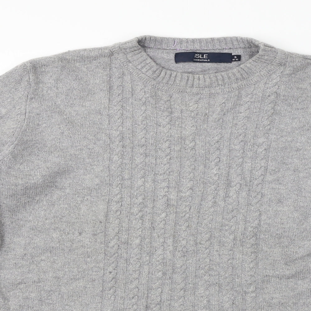 ISLE  Womens Grey   Pullover Jumper Size S