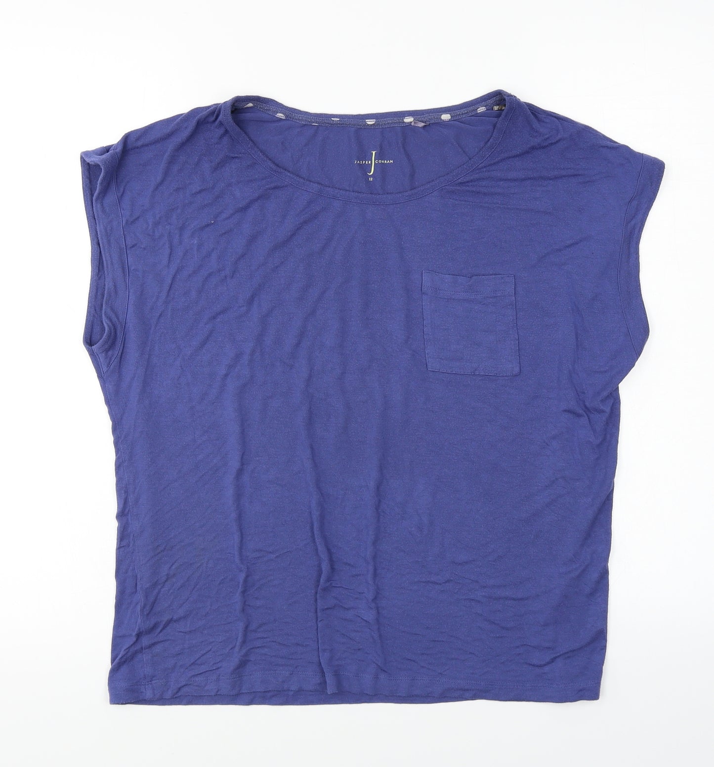 Jasper Conran  Womens Blue   Basic T-Shirt Size 12
