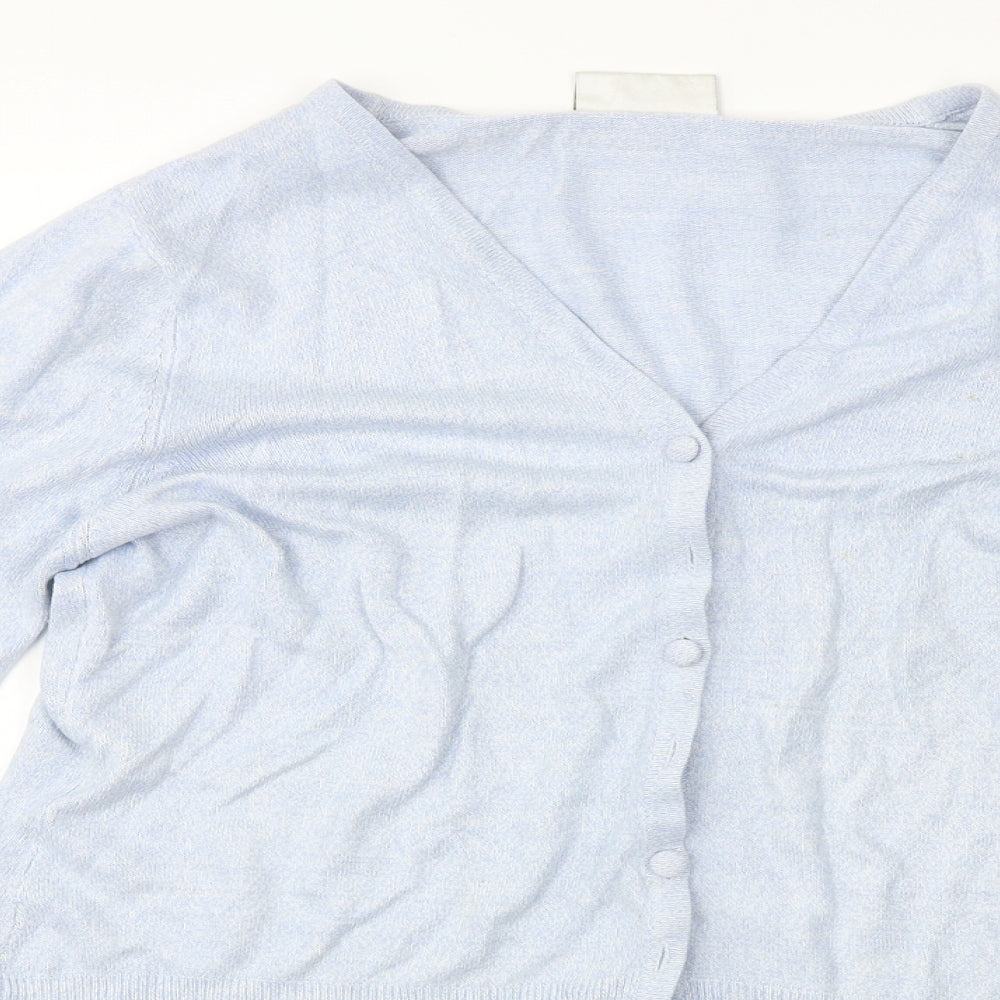 BHS  Womens Blue   Cardigan Jumper Size 16