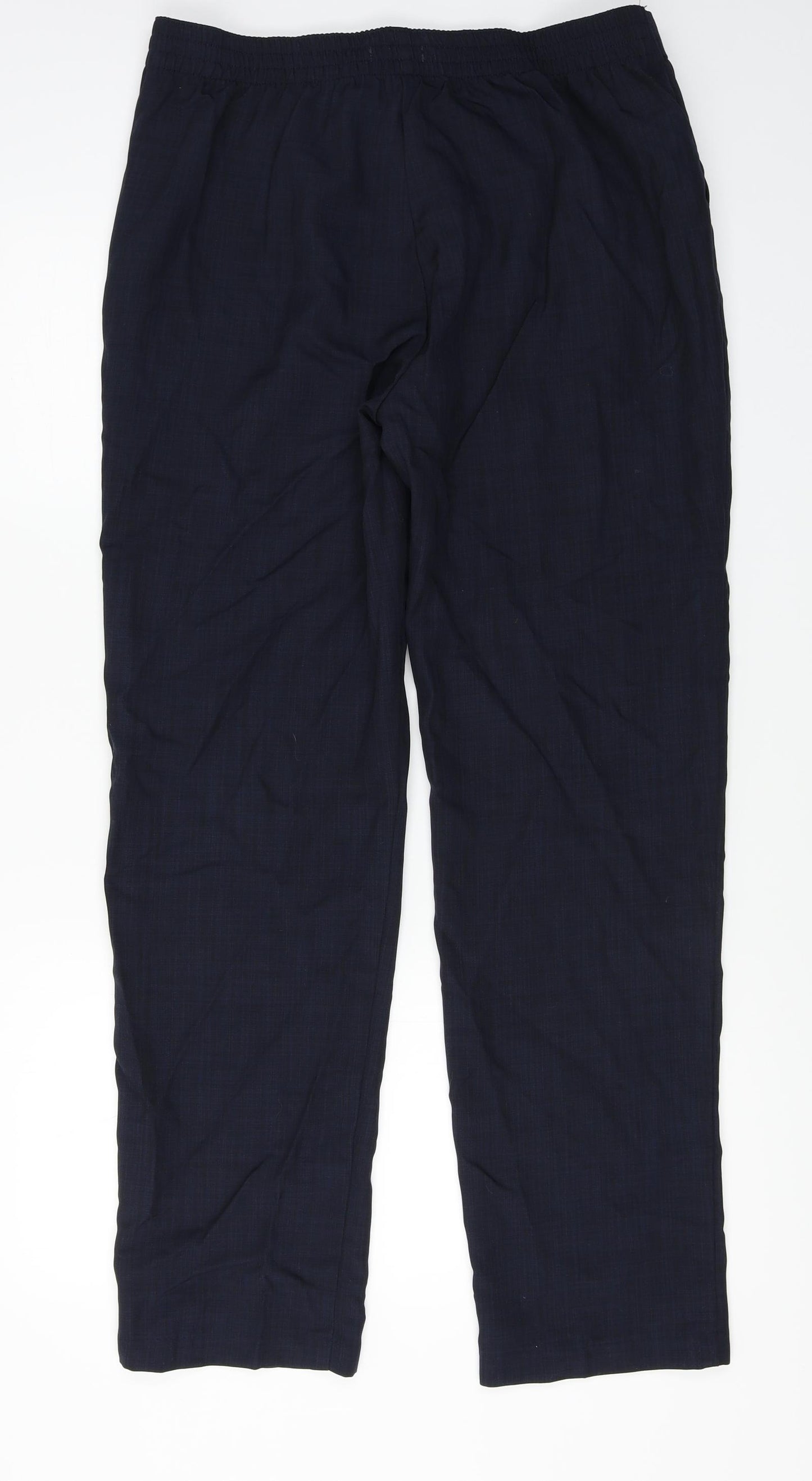 Marks and Spencer  Womens Blue   Trousers  Size 14 L26 in