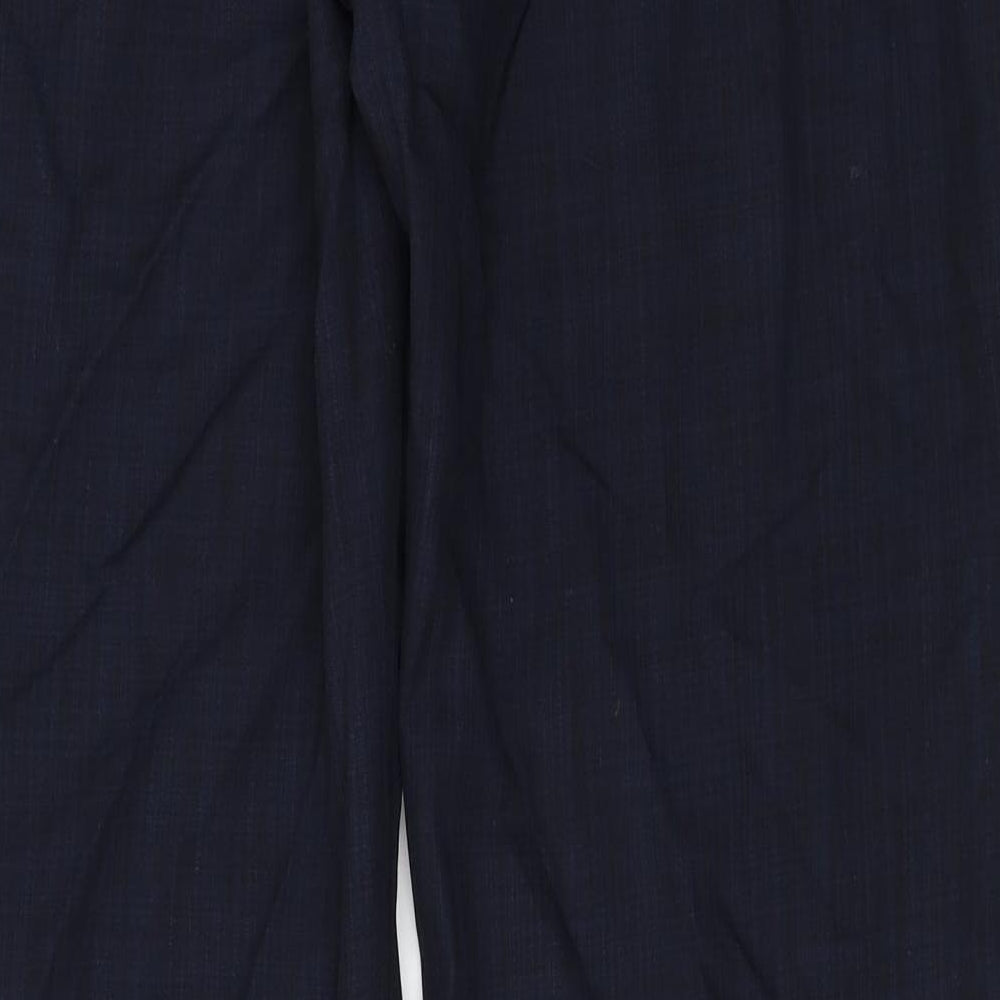 Marks and Spencer  Womens Blue   Trousers  Size 14 L26 in