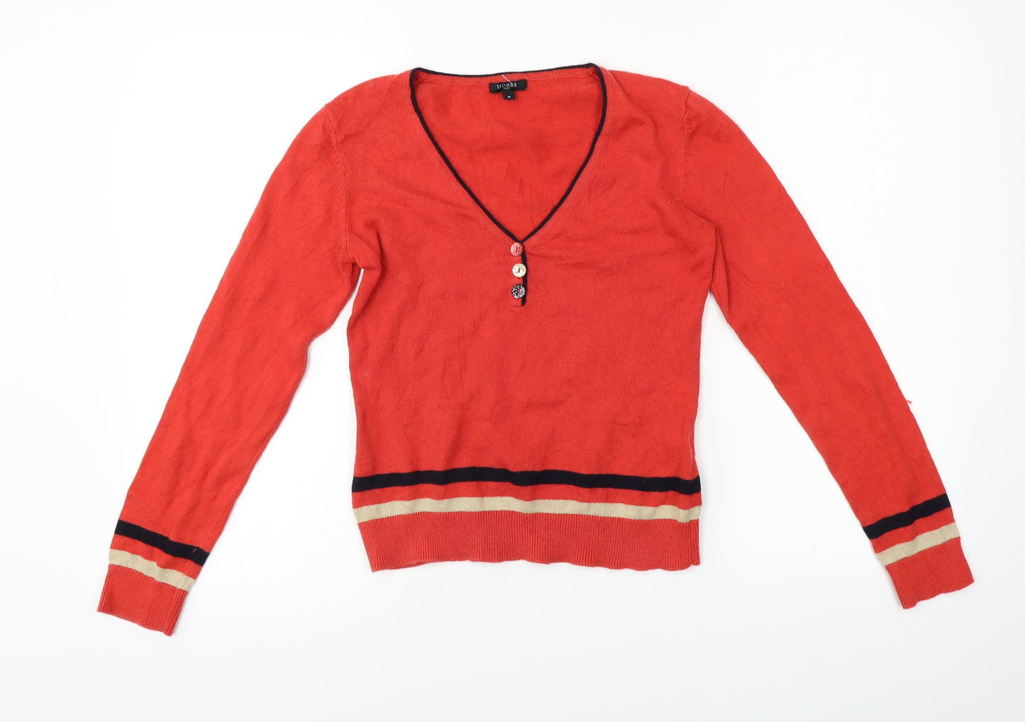 Hobbs  Womens Red   Cardigan Jumper Size 8
