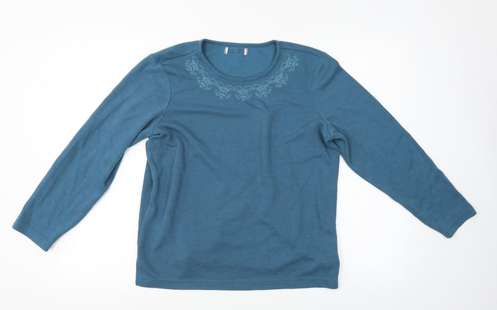 Bonmarché Womens Blue Pullover Jumper Size S