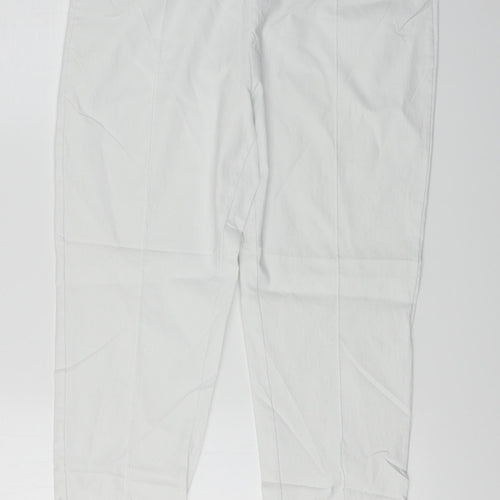 Preworn  Womens White   Trousers  Size 32 in L24 in