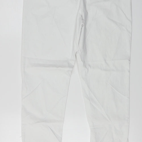 Preworn  Womens White   Trousers  Size 32 in L24 in