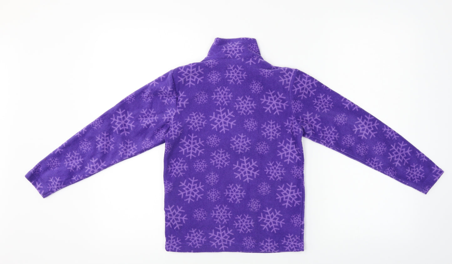 Mountain Warehouse  Girls Purple   Henley Jumper Size 7-8 Years