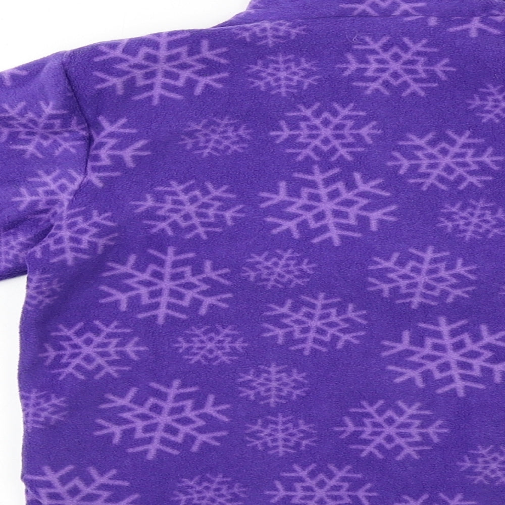 Mountain Warehouse  Girls Purple   Henley Jumper Size 7-8 Years