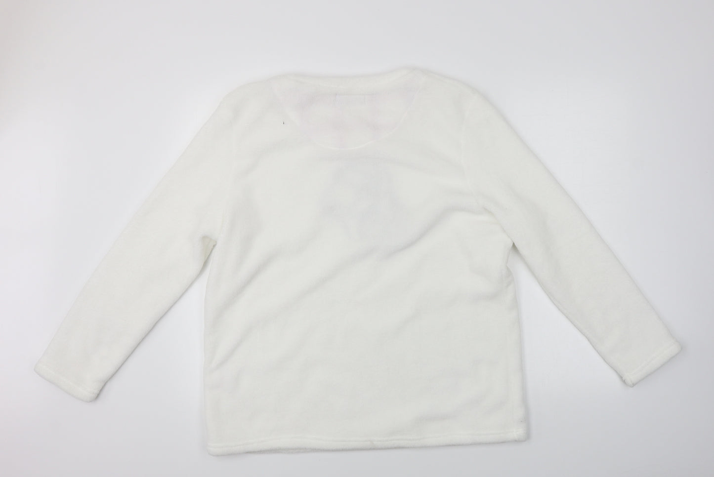 autum faith Womens White   Pullover Jumper Size XL