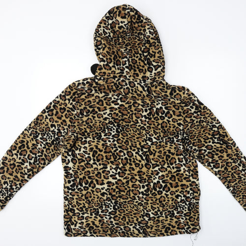 autumn faith Womens Brown Animal Print  Pullover Jumper Size XL