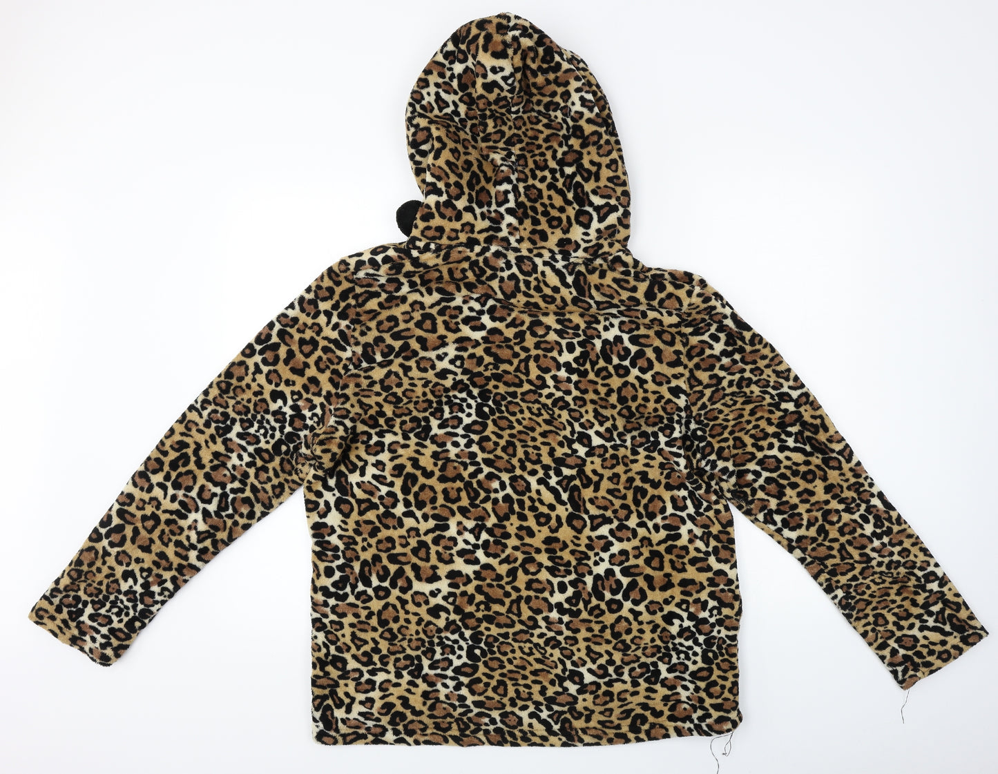 autumn faith Womens Brown Animal Print  Pullover Jumper Size XL