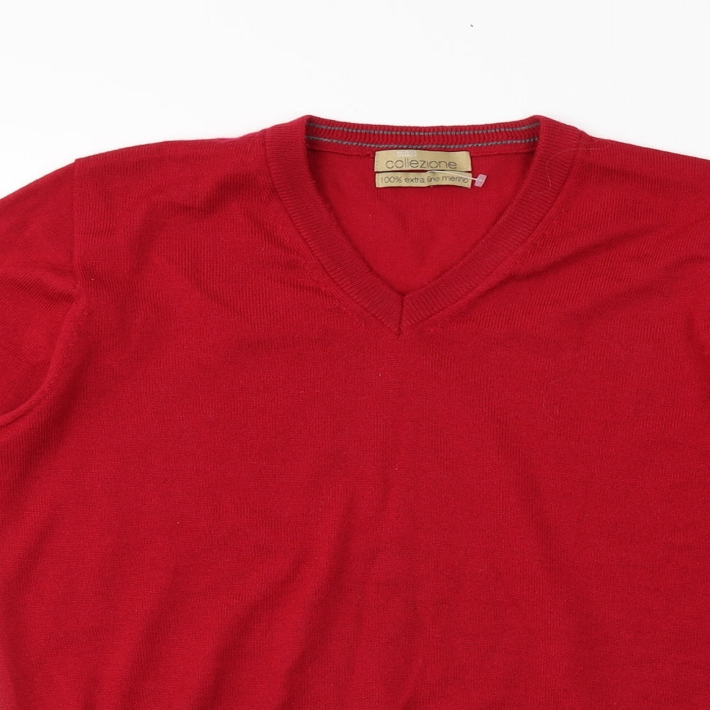 Marks and Spencer  Mens Red   Pullover Jumper Size S