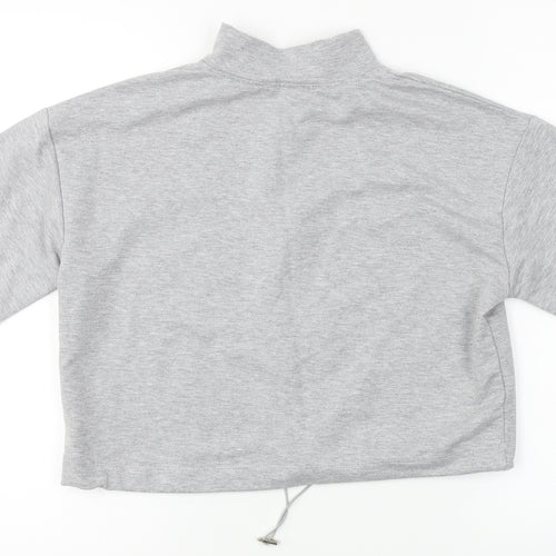 PORTABELLO  Womens Grey   Henley Jumper Size S