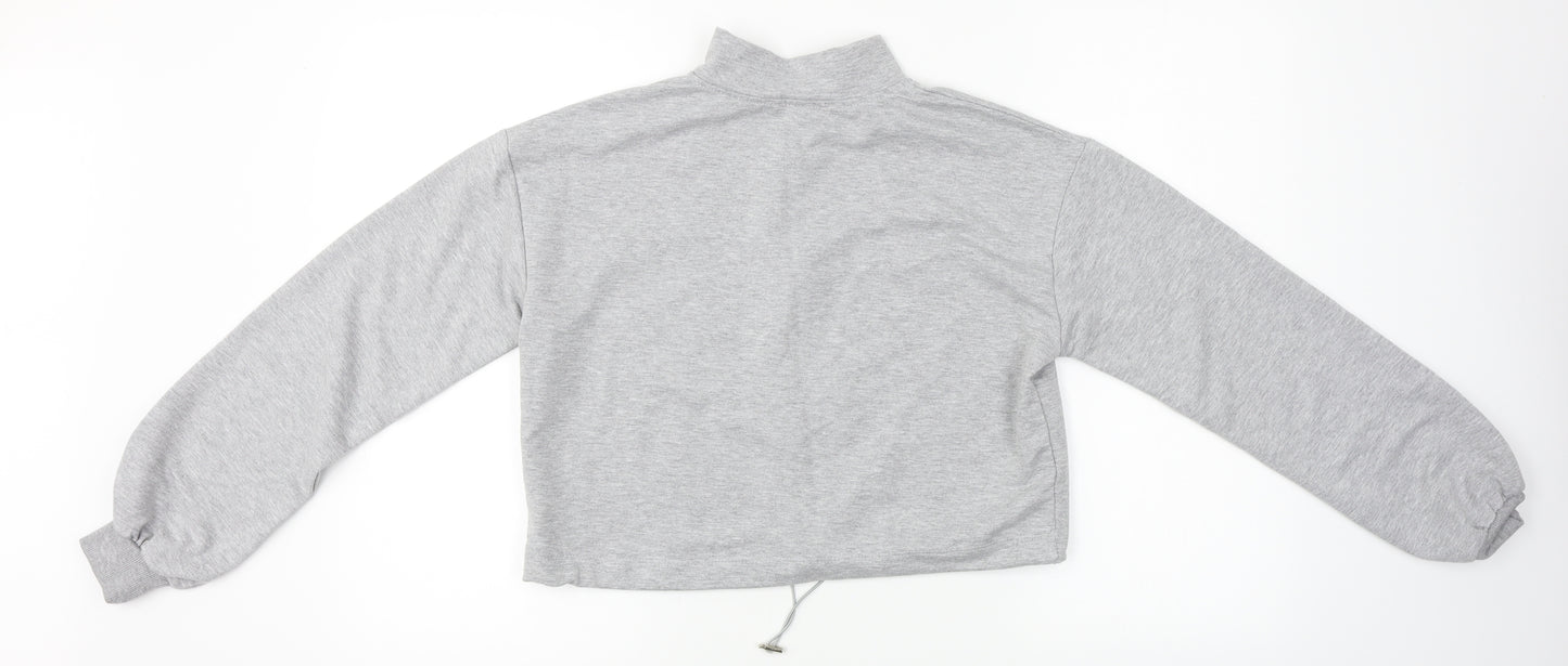 PORTABELLO  Womens Grey   Henley Jumper Size S