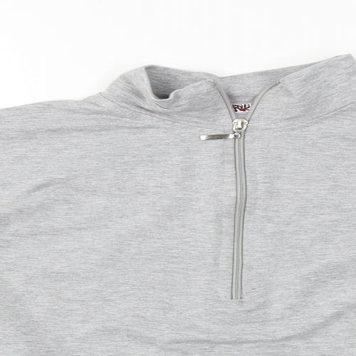PORTABELLO  Womens Grey   Henley Jumper Size S