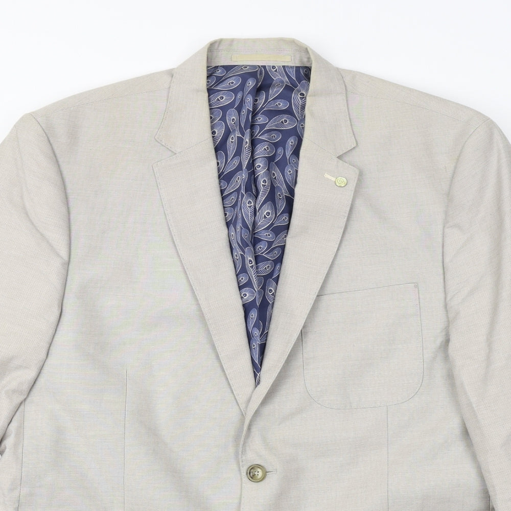 Burton  Mens Beige   Jacket Blazer Size 46