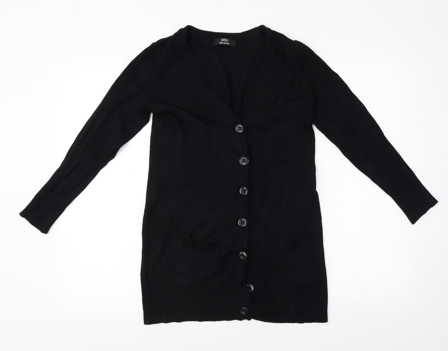 Marks and Spencer  Womens Black   Cardigan Jumper Size 10