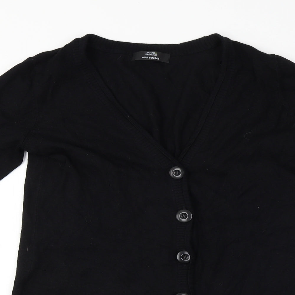 Marks and Spencer  Womens Black   Cardigan Jumper Size 10